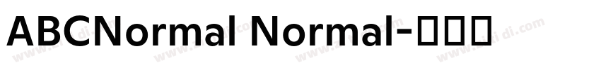 ABCNormal Normal字体转换